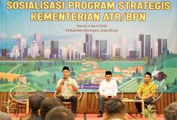 BPN Kanwil Jabar Bareng Wakil Ketua Komisi II DPR Sosialisasi Pentingnya Program PTSL