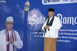 Pj Gubernur NTB Gita Ariadi Pastikan Keselamatan Pemudik Lebaran tahun 2024 Jalur Laut Aman