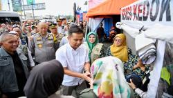 Bey Tinjau Posko Lebaran di Simpang Tol Padalarang, Arus Lalin Terpantau Ramai Lancar