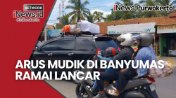 Video Arus Mudik di Banyumas Ramai Lancar