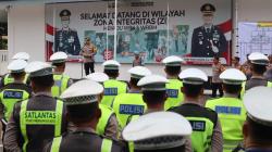 Jaga Kondusifitas Malam Takbir, Polres Probolinggo Kota Gelar Apel Pasukan