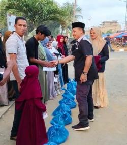 Jelang Lebaran, 39 Anak Yatim dari Gampong Tingkeum Manyang Bireuen Terima Santunan