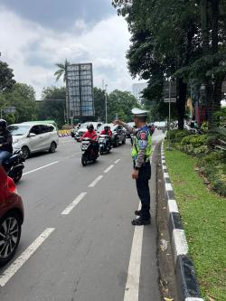 Arus Lalu Lintas di Bogor pada Hari Kedua Lebaran 2024 Ramai Lancar