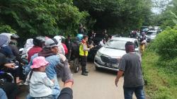 Kemacetan Terjadi di Jalan Banjarwangi, Polisi Lakukan Gatur Lalin