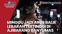 Minggu Disebut Jadi Arus Balik Lebaran Tertinggi di Ajibarang Banyumas