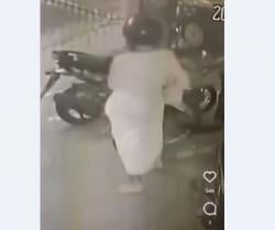 Viral Pria Pakai Daster Curi Honda Vario di Parkiran Hotel Semarang, Ini Penampakannya