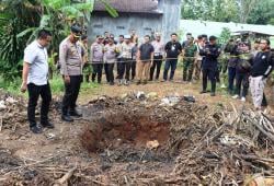 Kapolres Wonogiri Tinjau TKP penemuan kerangka manusia di Desa Setren