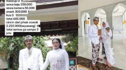 Biaya Nikah Low Budget Kurang dari Rp3 Juta Viral, Ini Rincian Biayanya