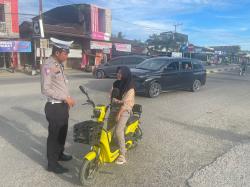 Polres Mateng tertibkan Pengguna Sepeda Listrik untuk Anak dibawah Umur