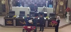 Hadiri Rapat Paripurna DPRD Way Kanan, Bupati Adipati Sampaikan Rekomendasi LKPj Kepala Daerah