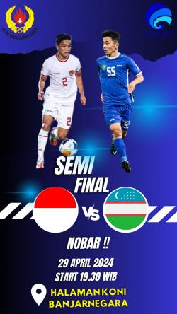 Bingung Mau Nonton Timnas di Semifinal AFC U-23, Datang Aja ke Halaman KONI Banjarnegara