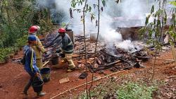 2 Rumah di Ciamis Ludes Dilalap Si Jago Merah, Kerugian Ditaksir Mencapai Rp70 Juta