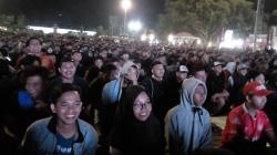 Ribuan Warga Tumpah Ruah Nobar Semifinal Timnas Indonesia Vs Uzbekistan di Alun-Alun Ciamis