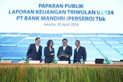 Agresif Tapi Prudent, Bank Mandiri Catat Realisasi Kredit Kuartal I 2024 Tembus Rp1.435 Triliun