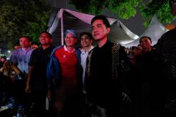 Bareng MN X Serta Sandiaga Uno dan Ribuan Warga Solo, Gibran Nonbar Timnas U-23 vs Uzbekistan