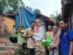 Eli Sopiyah Korban Rumah Roboh Diguncang Gempa di Rangkasbitung Dibantu Laz Al-Azhar