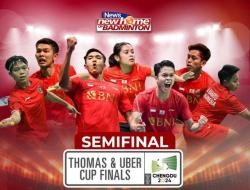 Jadwal Semifinal Piala Thomas dan Uber, Nontonnya di Sini 