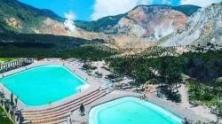 Nikmati Sensasi Berendam Air Panas di Kolam Renang TWA Gunung Papandayan Garut