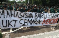 Uang Kuliah Naik Signifikan, Mahasiswa USU Demo Pihak Rektorat