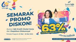 Jadi Momentum Berharga, Bank bjb Hadirkan Program Semarak Promo Diskon 63 Persen di HUT ke-63