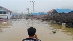 Banjir Rendam Mahakam Ulu, Ketinggian Air hingga Atap Rumah Warga