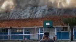 Kebakaran SMPN 2 Pagerageung Tasikmalaya, 2 Ruang Kelas dan Gudang Hangus Terbakar