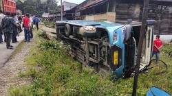 Kecelakaan Maut di Toba Sopir Bus Big Bird Diduga Ngantuk Tabrak 4 Orang, 2 Tewas 2 Luka Parah