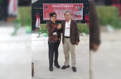 Beredar Foto, Kadis PMD Sulbar Yakub F Solon Hadiri Rakercabsus PDIP