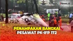 Kawasan Lapangan Sunburst, BSD Diselimuti Kesedihan: Bangkai Pesawat Latih PK-IFP 172 Tergeletak