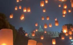 Puncak Perayaan Waisak 2024, Ribuan Lampion Hiasi Langit Candi Borobudur