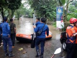 Sungai Cisadane Meluap, Ratusan KK Warga Tangsel Mengungsi