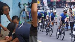 Pesepeda Cycling de Jabar Asal Bandung Alami Kecelakaan saat di Kota Banjar