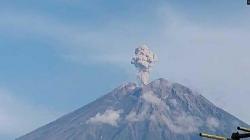 Gunung Semeru Erupsi, Tinggi Abu Vulkanik Capai 700 Meter