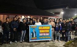 Gaet Pemilih Muda, Relawan Cabup Boyolali drg. Fauzan  Gelar Tour de Dieng