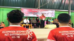 Sambut HUT Bhayangkara Ke-78, Polres Abdya Gelar Turnamen Badminton