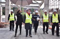 Progres Baru 11 Persen, Bupati Sukoharjo Berharap Proyek Gedung Budi Sasono Selesai Tepat Waktu