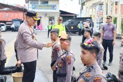 Dudung Setyawan Sambut 15 Bintara Remaja di Polres Padangsidimpuan, Ini Harapannya