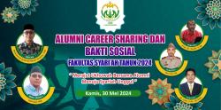 Hari Ini ,Temu Alumni Career Sharing dan Bakti Sosial Fakultas  Syariah di Kampus IAIN Lhokseumawe