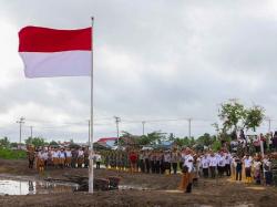 Pimpin Upacara Harlah Pancasila di Tengah Sawah, Mentan RI Berikan Pesan Penting