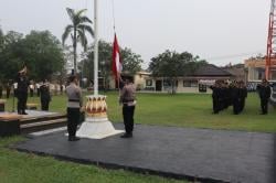 Peringatan Hari Lahir Pancasila Tahun 2024, Polres Way Kanan Gelar Upacara