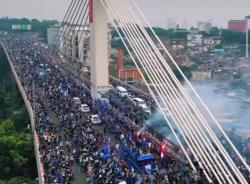 Kabar Duka, Seorang Pelajar Terjatuh dari Mobil hingga Tewas saat Konvoi di Flyover Pasupati