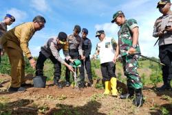 Pj Bahtiar, Kapolda dan Forkopimda Sulbar Kompak Kembali Menanam Pohon