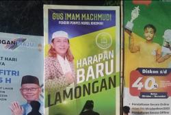 Baliho Bergambar Gus Imam Machmudi Ramaikan Bursa Cabup Lamongan