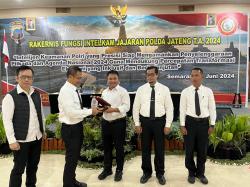 Kasat Intelkam Polres Boyolali Meraih Penghargaan Peringkat 1