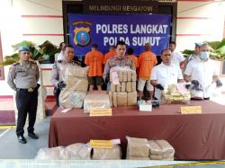 Polres Langkat Gelar Operasi Besar-besaran, 66 Tersangka Narkoba Ditangkap