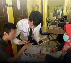 PSBG Bersama Puskesmas Kecamatan Kalideres Gelar Pemeriksaan TBC