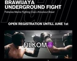 Event Bergengsi Underground Fight Antar Mahasiswa UB Malang Rasakan Sensasi Bertarung di Atas Ring