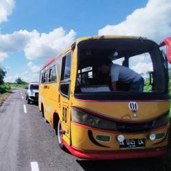 Berikut Kronologi Laka Bus Wisata Siswa SMPN 6 Arsel