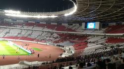 Supporter Garuda Mulai Padati SUGBK, Hujan Tak Surutkan Semangat untuk Dukung Timnas vs Filipina