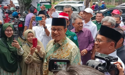 Anies Baswedan Minta Doa ke Jemaah Tabligh Akbar di Jakarta Islamic Center